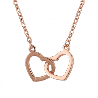 Scatola di rose sferica – con collana a doppio cuore