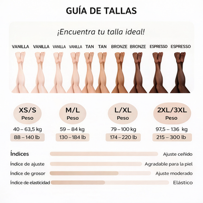 Leggings térmicos moldeadores y alisadores